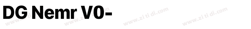 DG Nemr V0字体转换